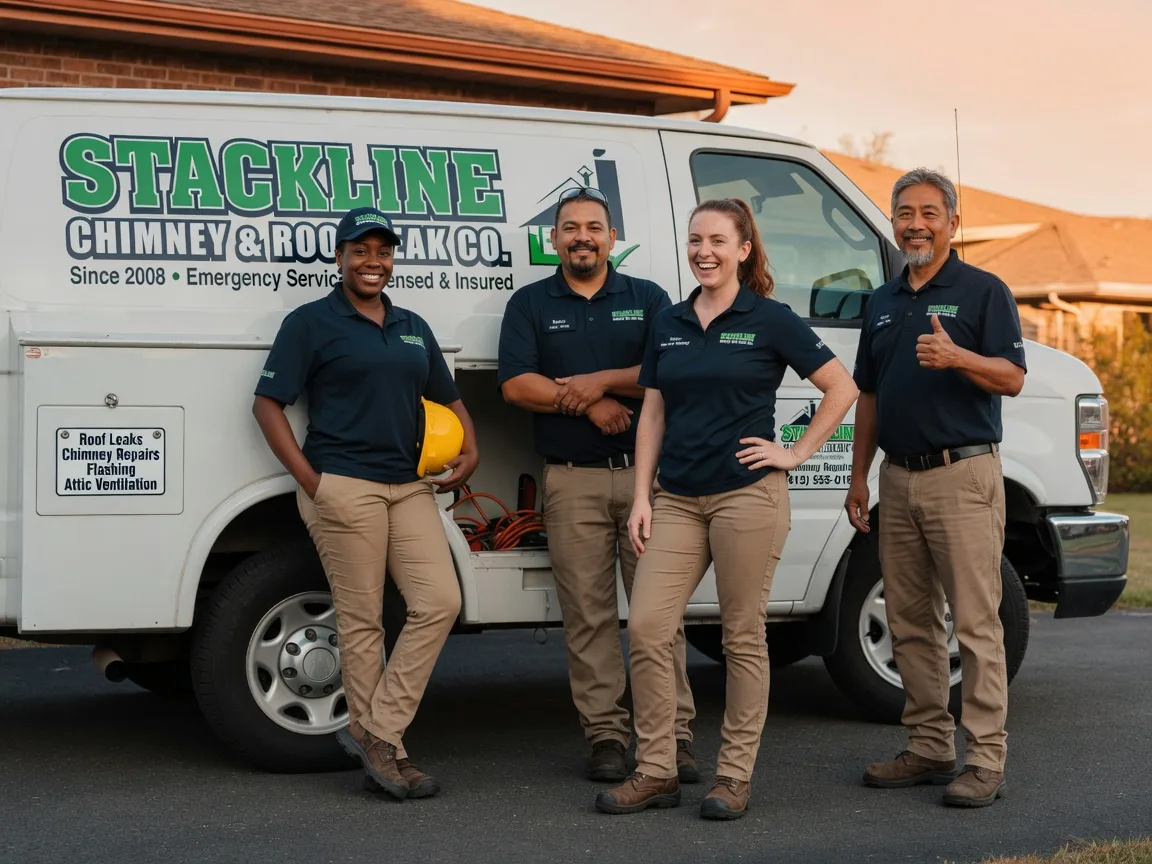 Chimney flashing repair company in Maynard, IA